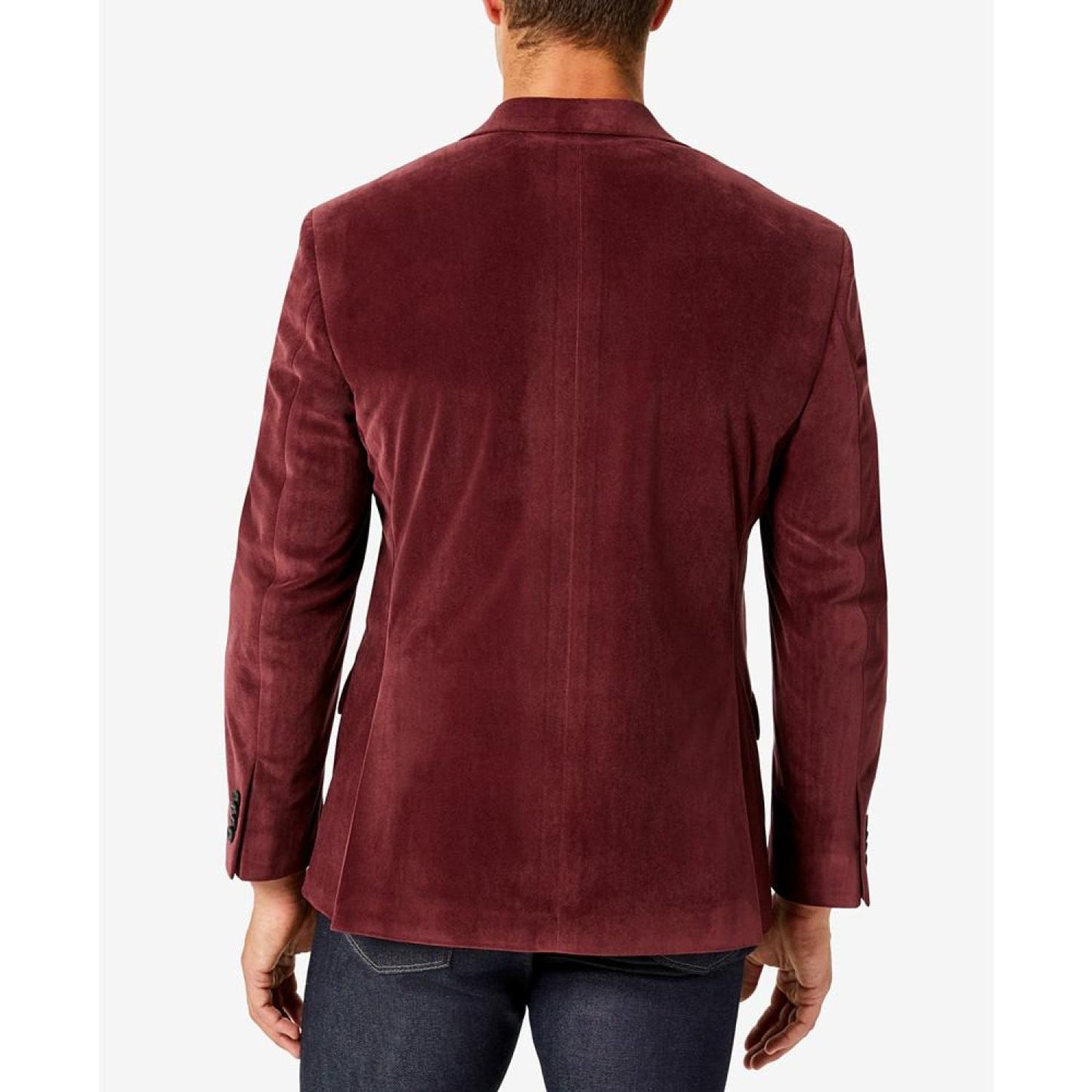 Men's Modern-Fit Velvet Blazer