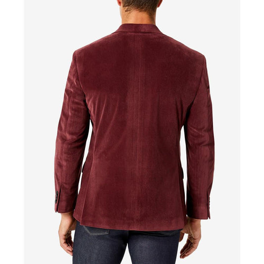 Men's Modern-Fit Velvet Blazer