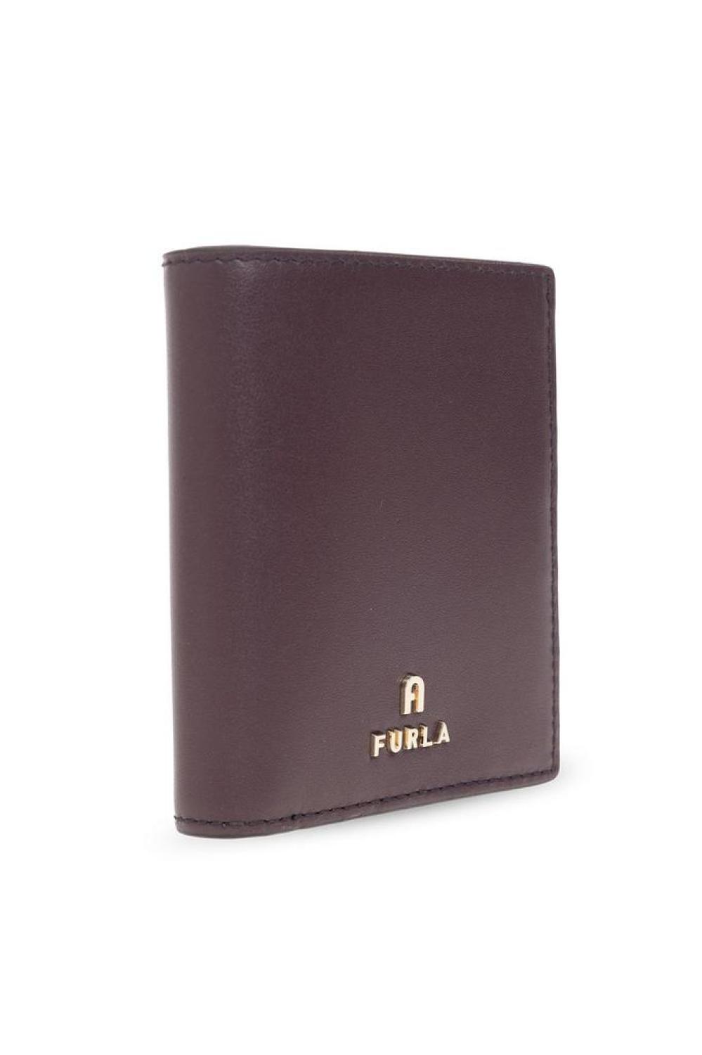 Furla Camelia Logo-Lettering Bi-Fold Wallet