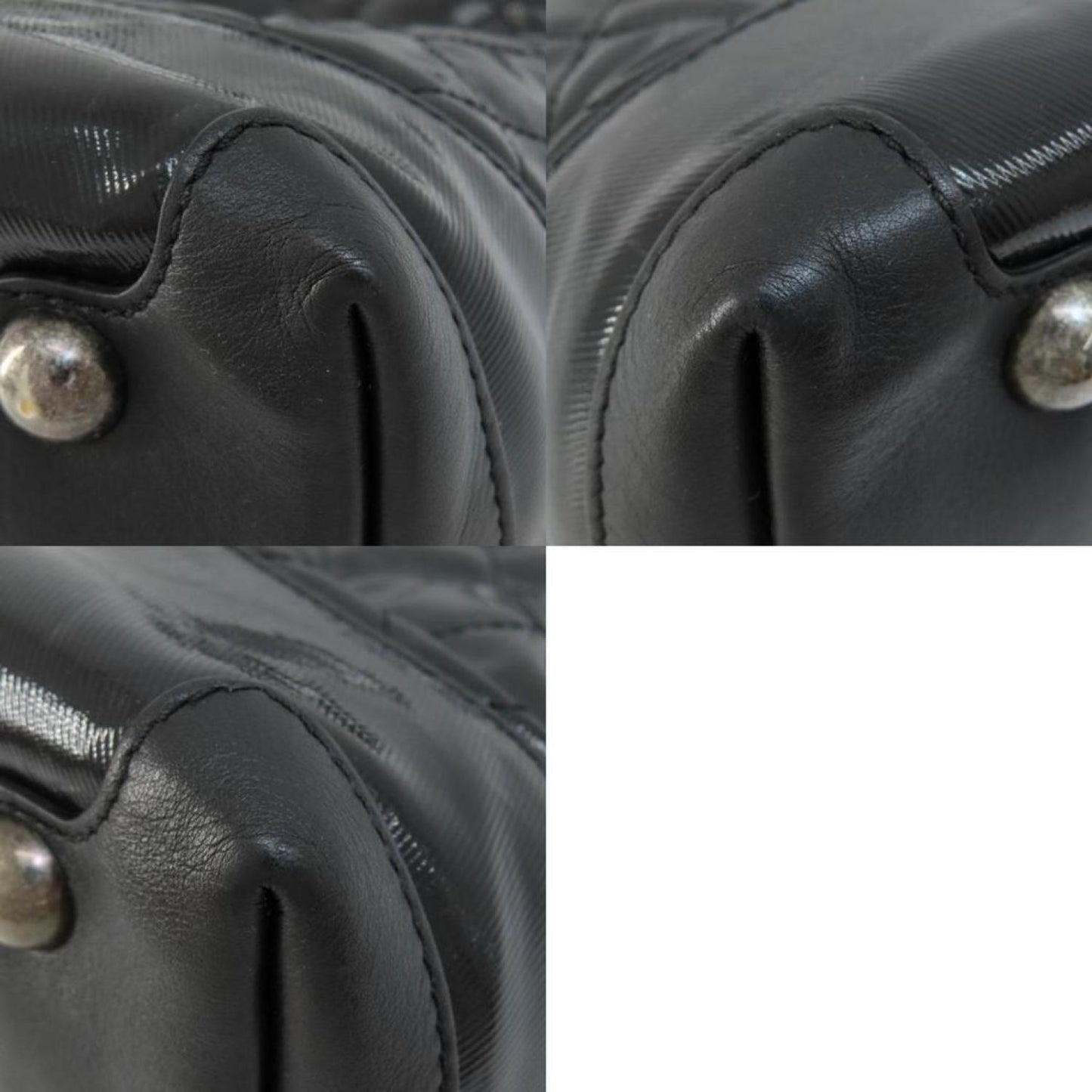 Chanel Matelassé Patent Leather Tote Bag (Pre-Owned)