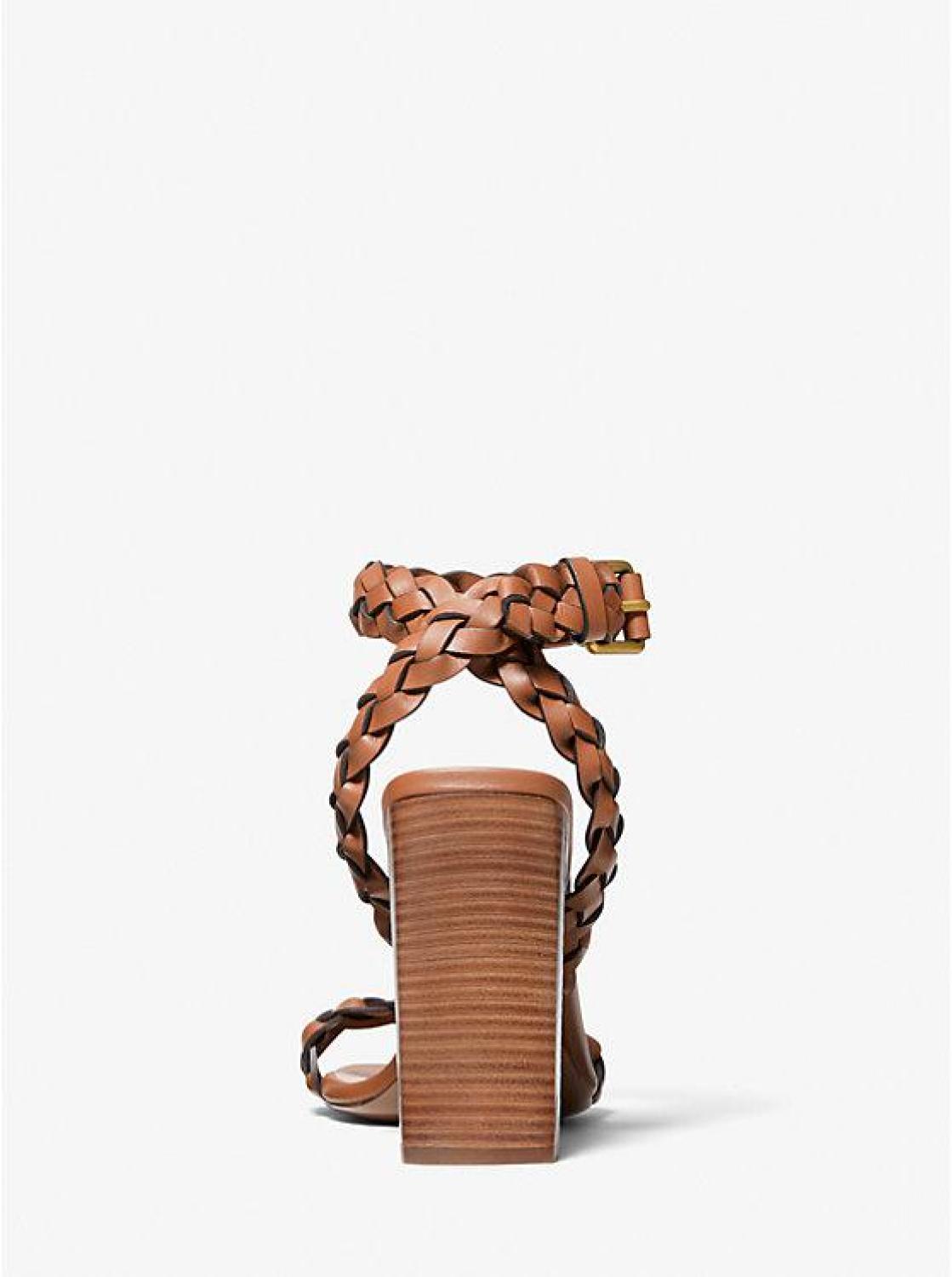 Pippa Woven Leather Sandal