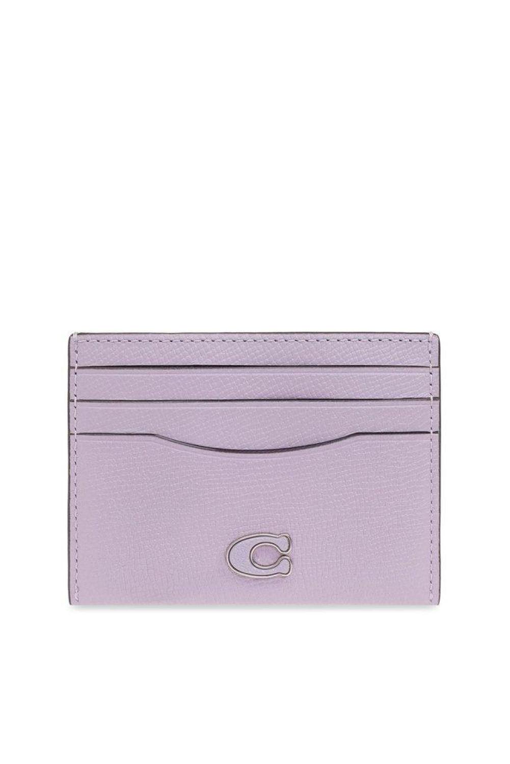 Coach Logo Plaque Card Case