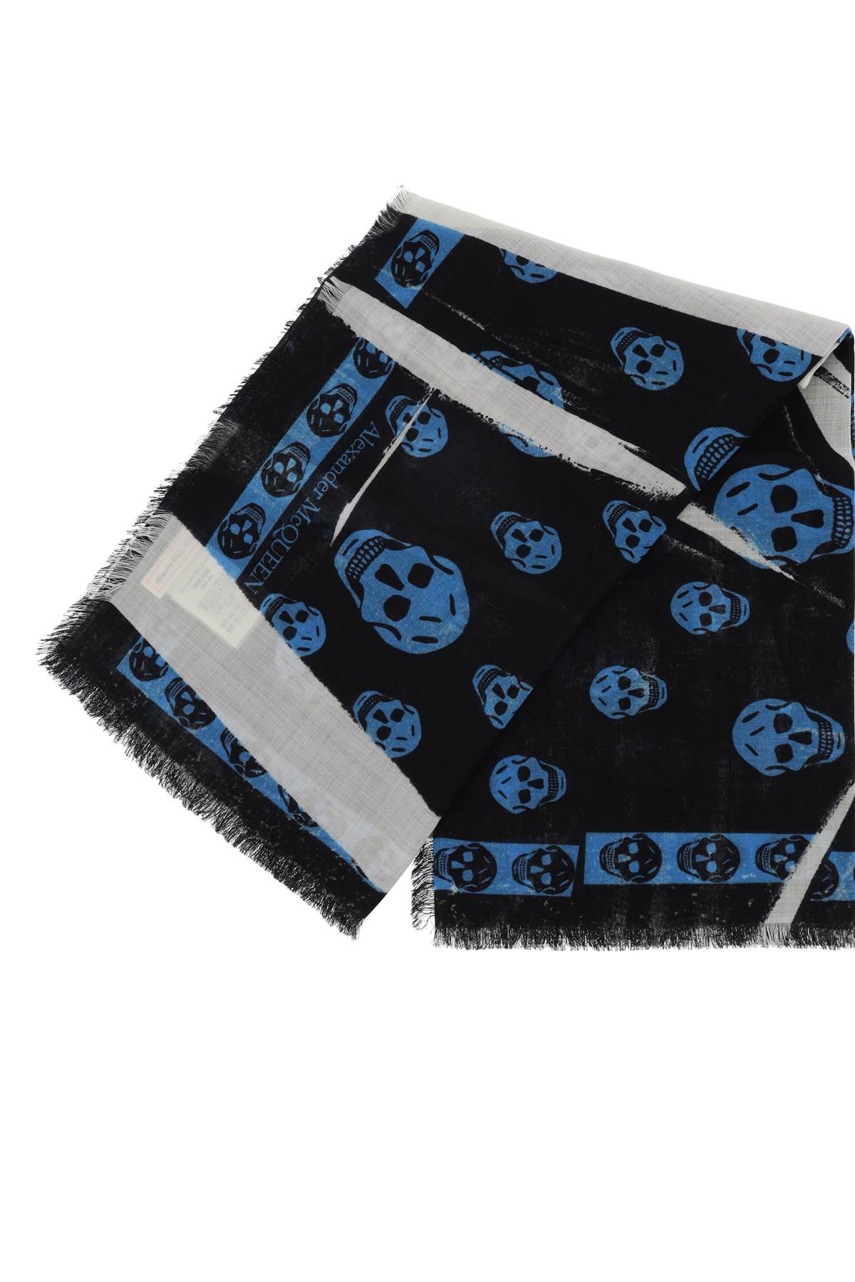 Alexander mcqueen slashed skull scarf