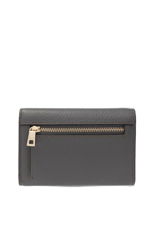 Furla Logo Plaque Zip Detailed Wallet