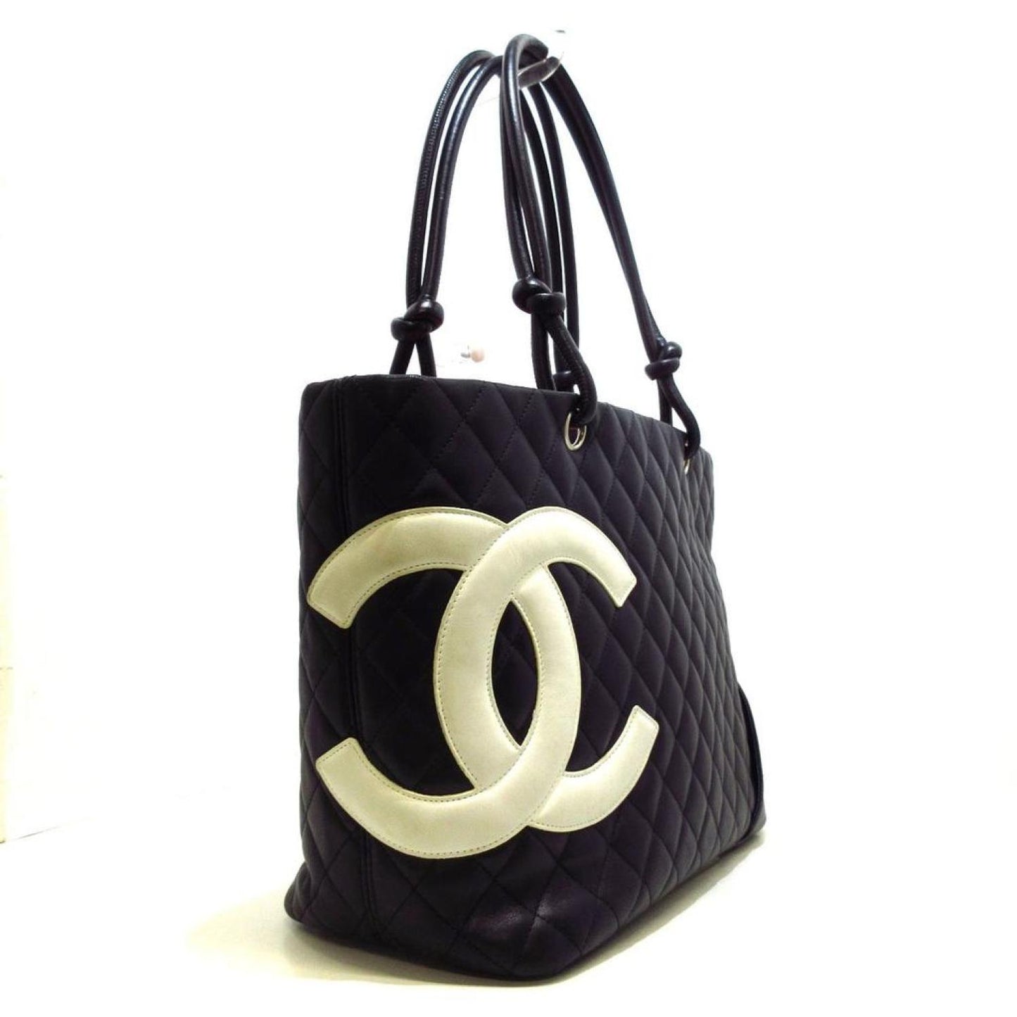 Chanel Cambon Line Leather Tote Bag (Pre-Owned)