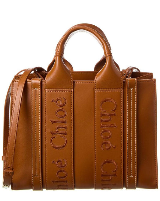 Chloé Woody Small Leather Tote