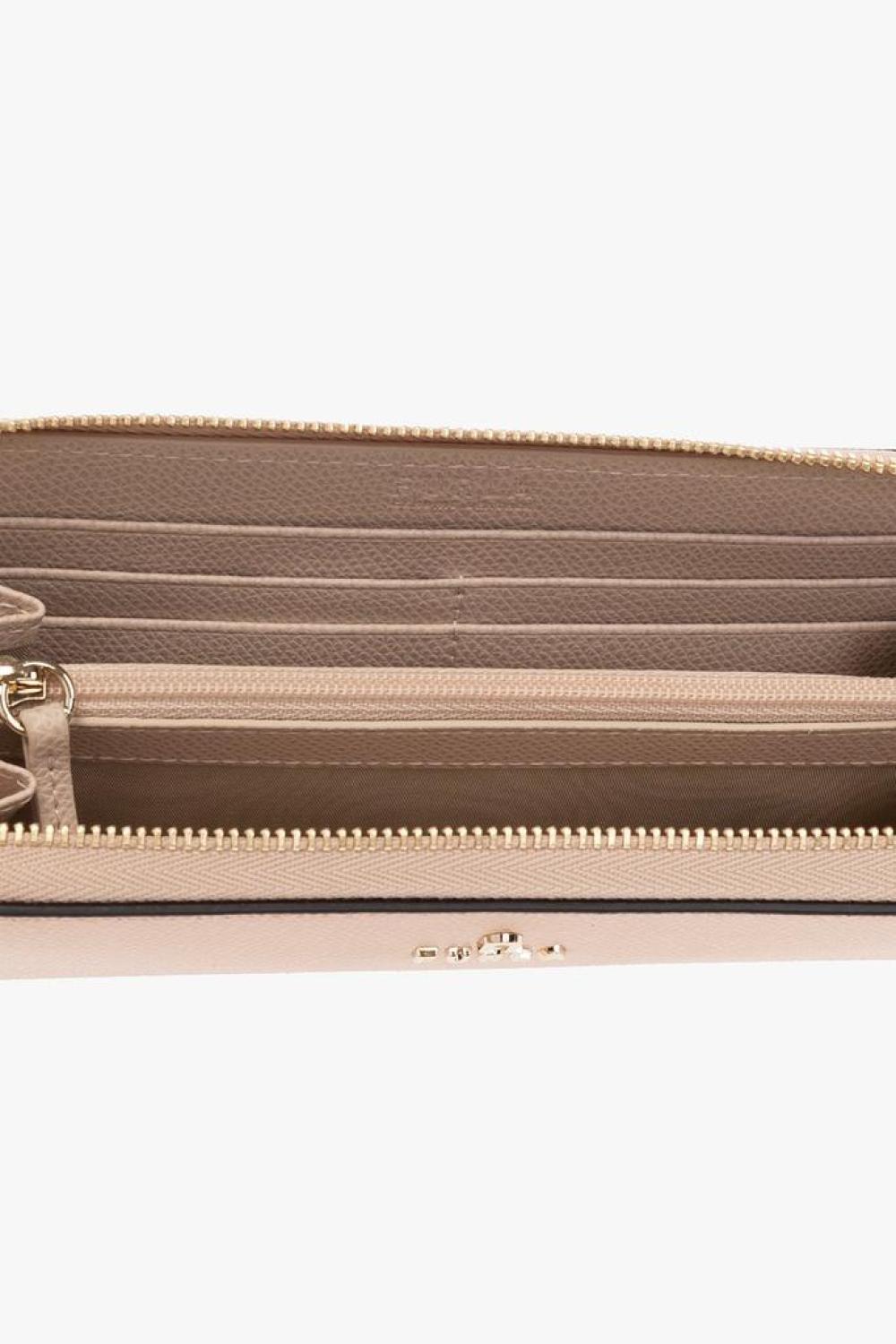Furla Logo Plaque Zipped Continental Wallet