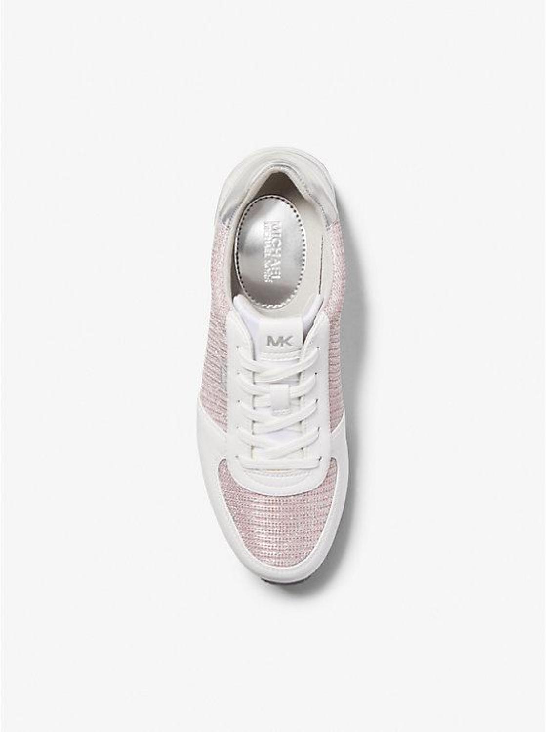 Monique Glitter Chain Mesh Trainer