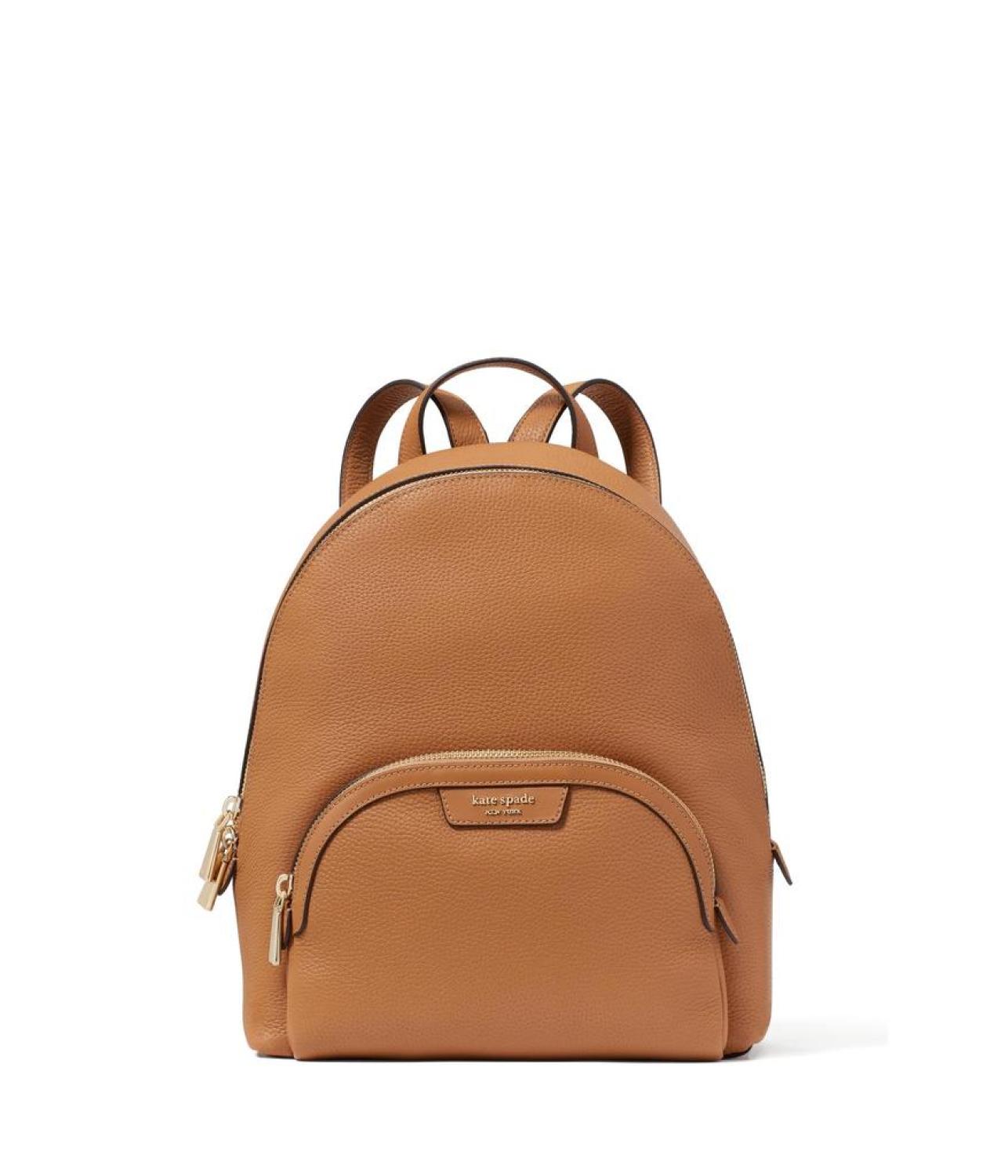 Hudson Pebbled Leather Medium Backpack