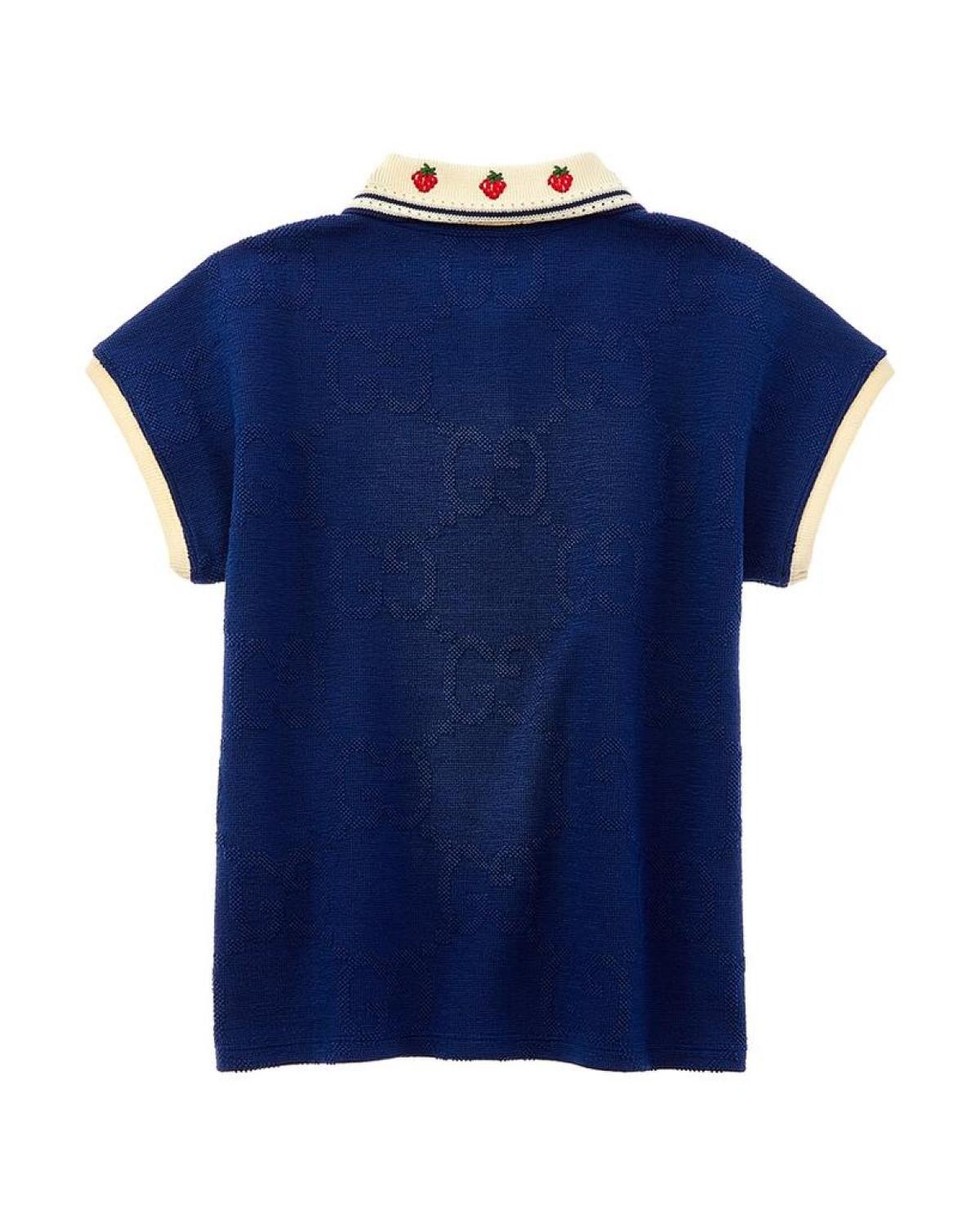 Gucci GG Star Toweling Polo Shirt