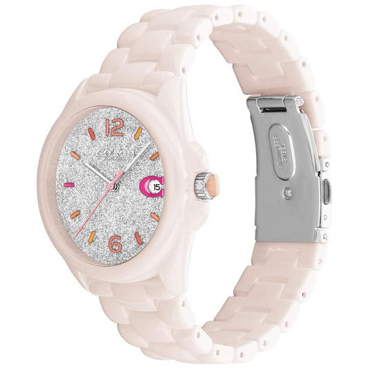 Women's Greyson Soft Pink Ceramic Bracelet Watch 36mm