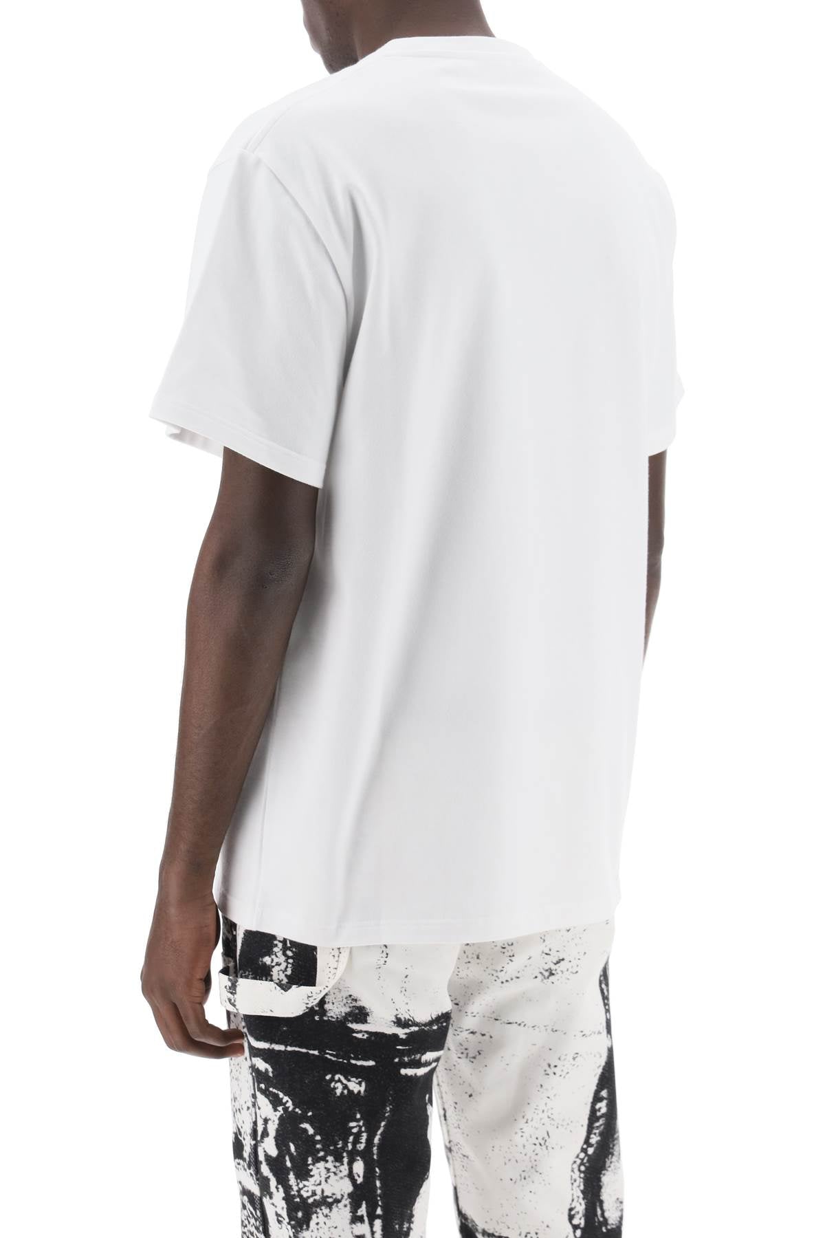 Alexander mcqueen reflected logo t-shirt