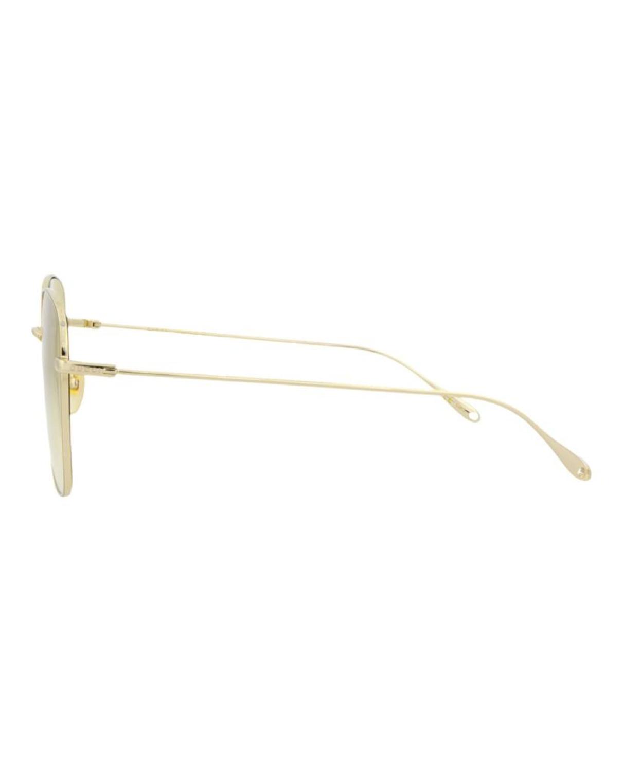 Square-Frame Metal Sunglasses
