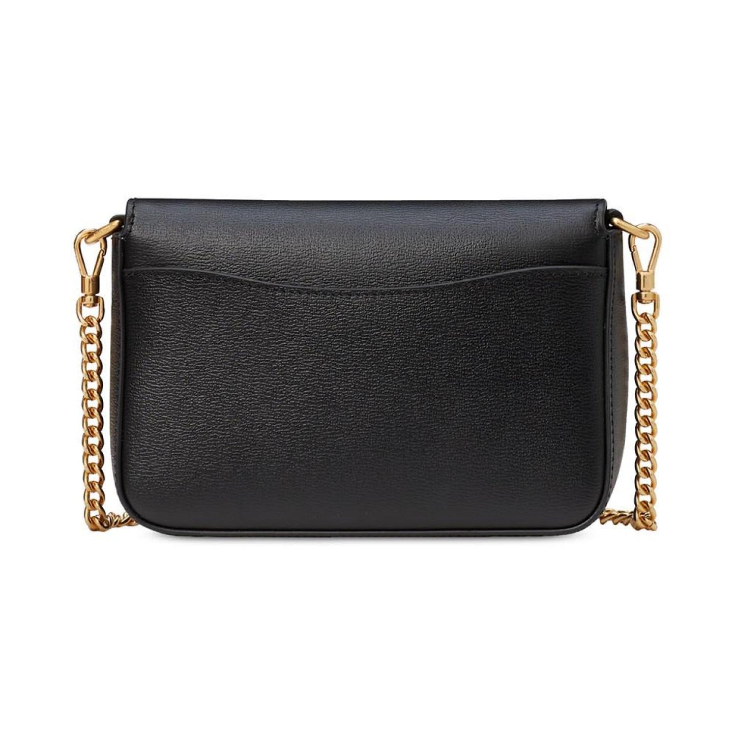 Katy Textured Leather Flap Chain Crossbody