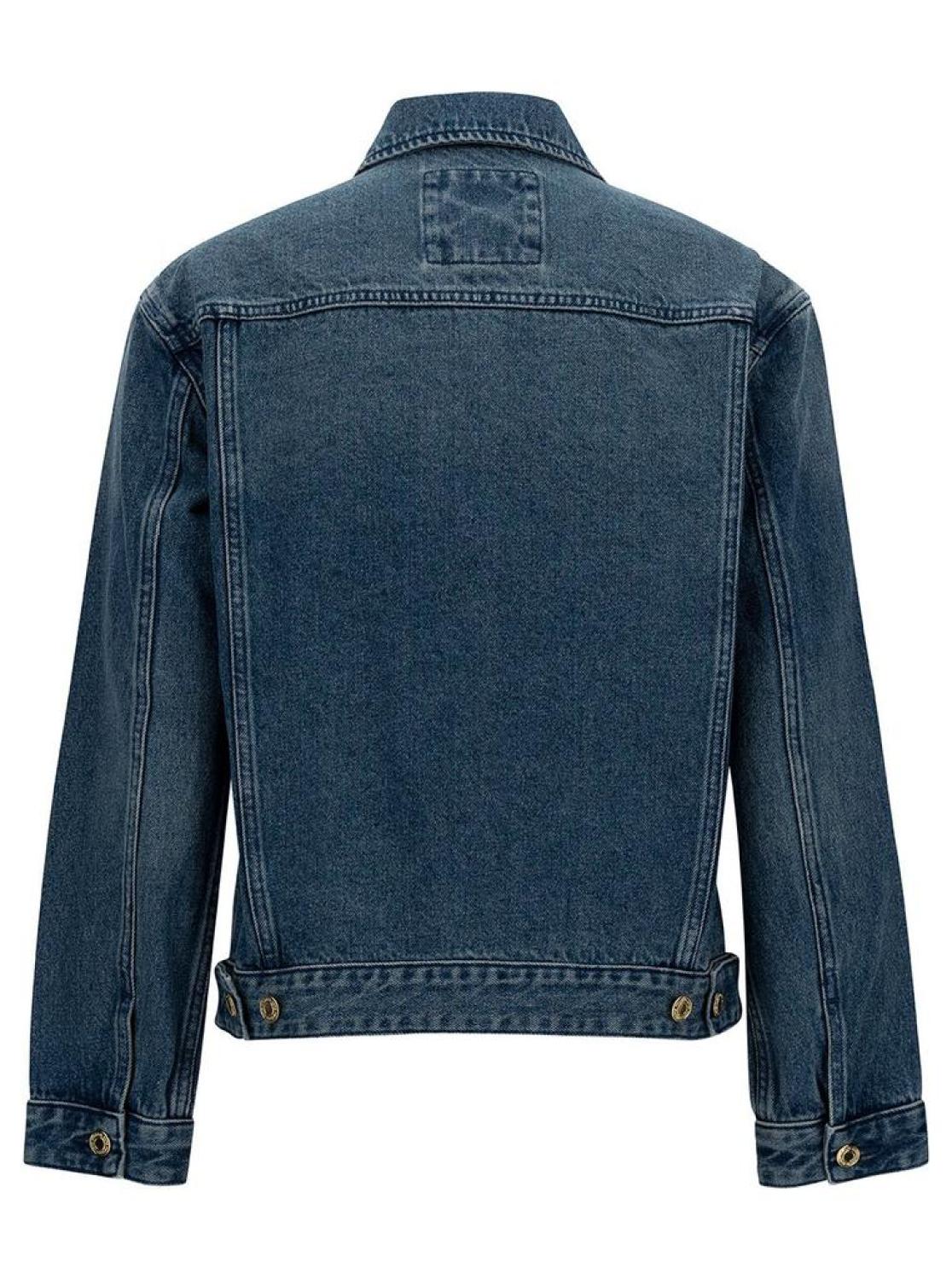 Michael Michael Kors Logo-Embossed Denim Jacket