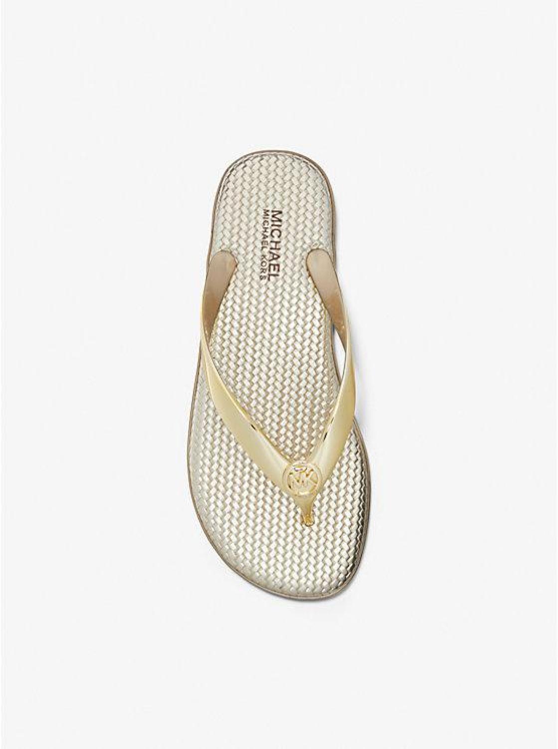 Jet Set Metallic PVC Flip-Flop