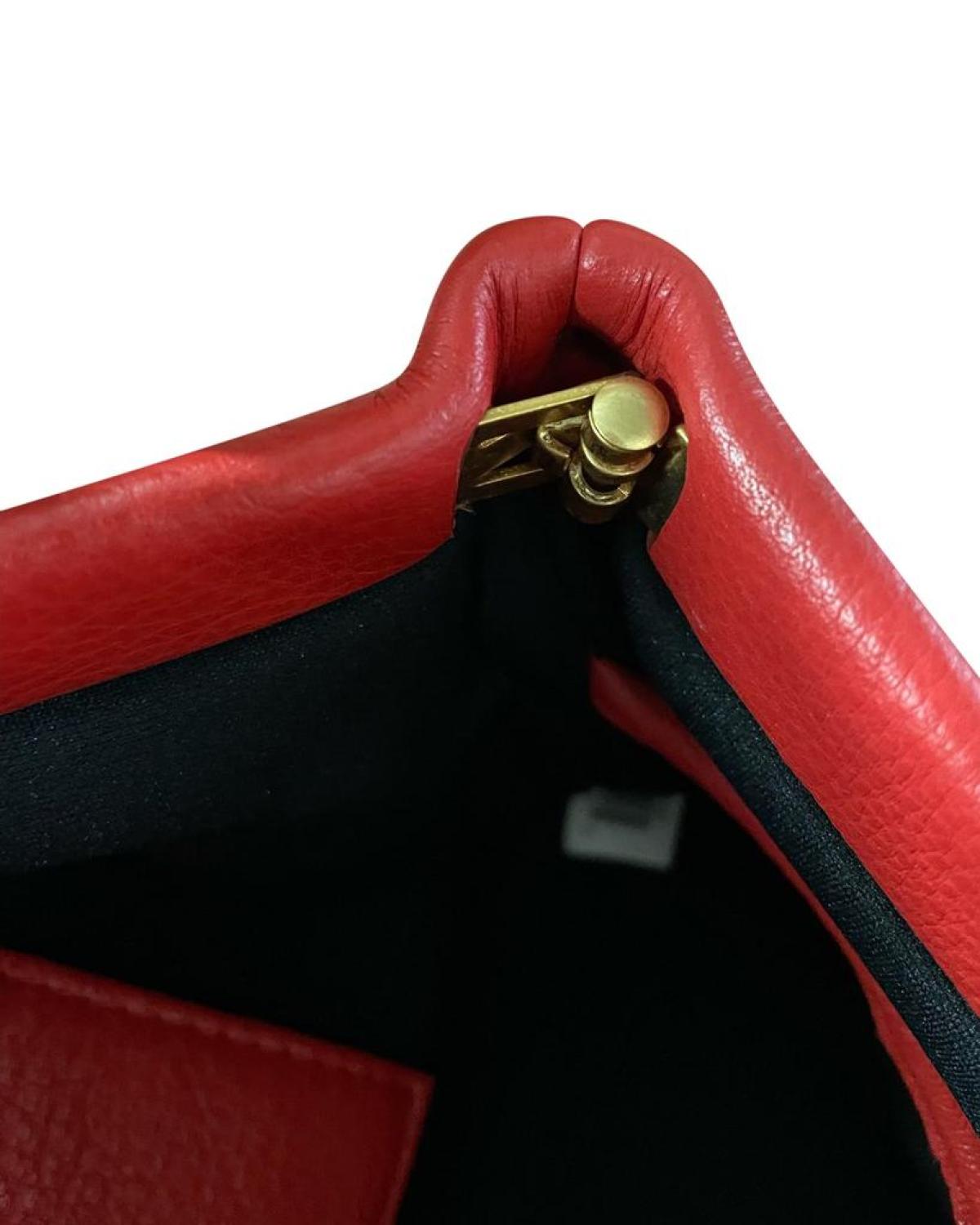 Marc by Marc Jacobs Can't Clutch in Red Leather