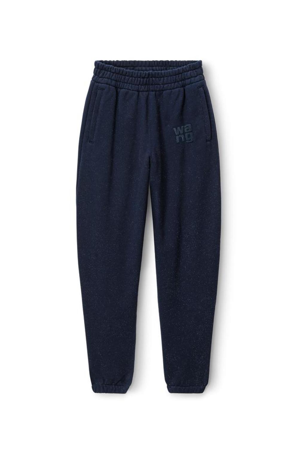 Puff Logo Sweatpant In Glitter Terry