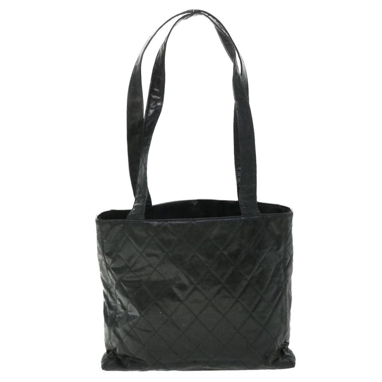 Chanel Matelassé Patent Leather Shoulder Bag (Pre-Owned)