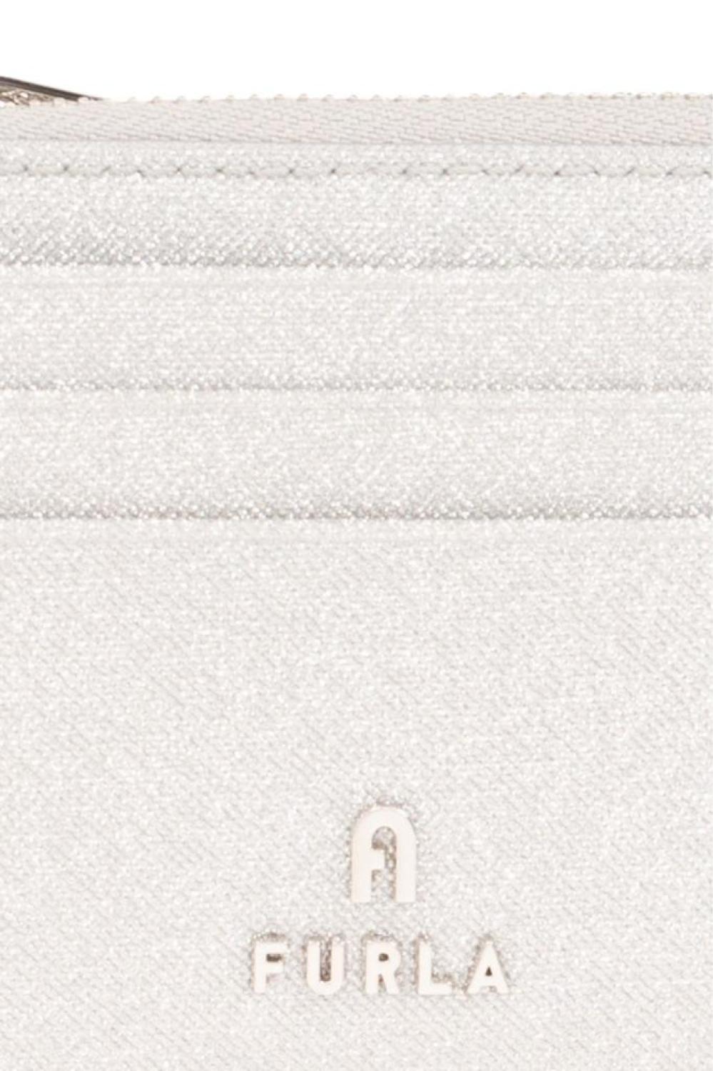 Furla Camelia Logo Plaque Card Holder
