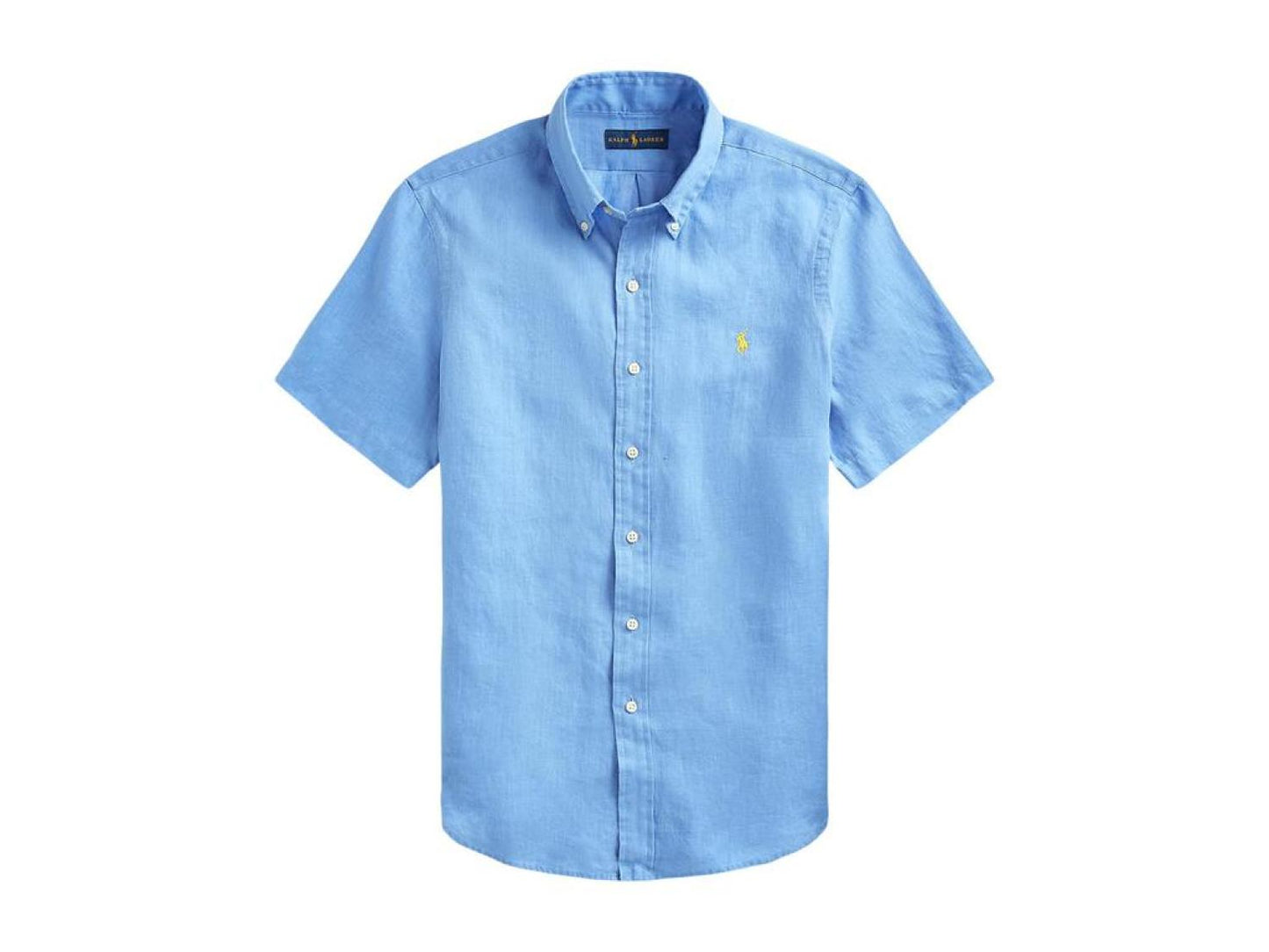 Short Sleeve Classic Fit Linen Shirt