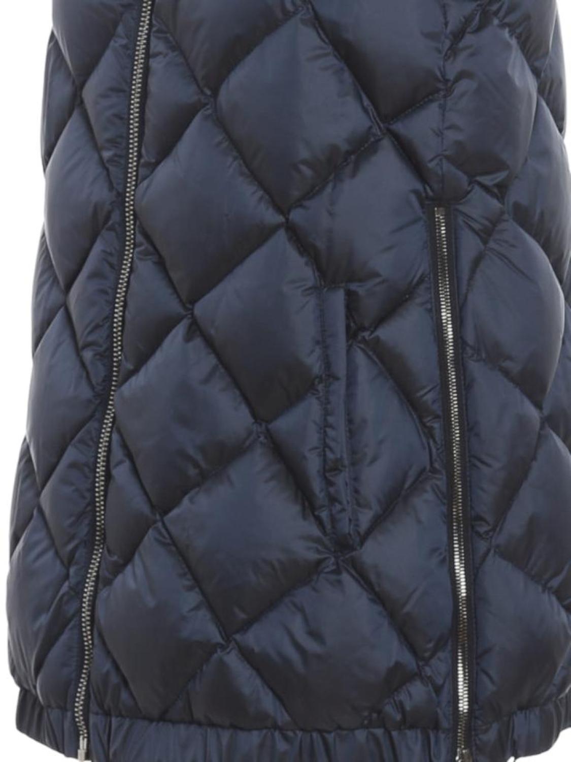 MAX MARA Women's 'The Cube' Tregil Gilet Blue Puffer Vest