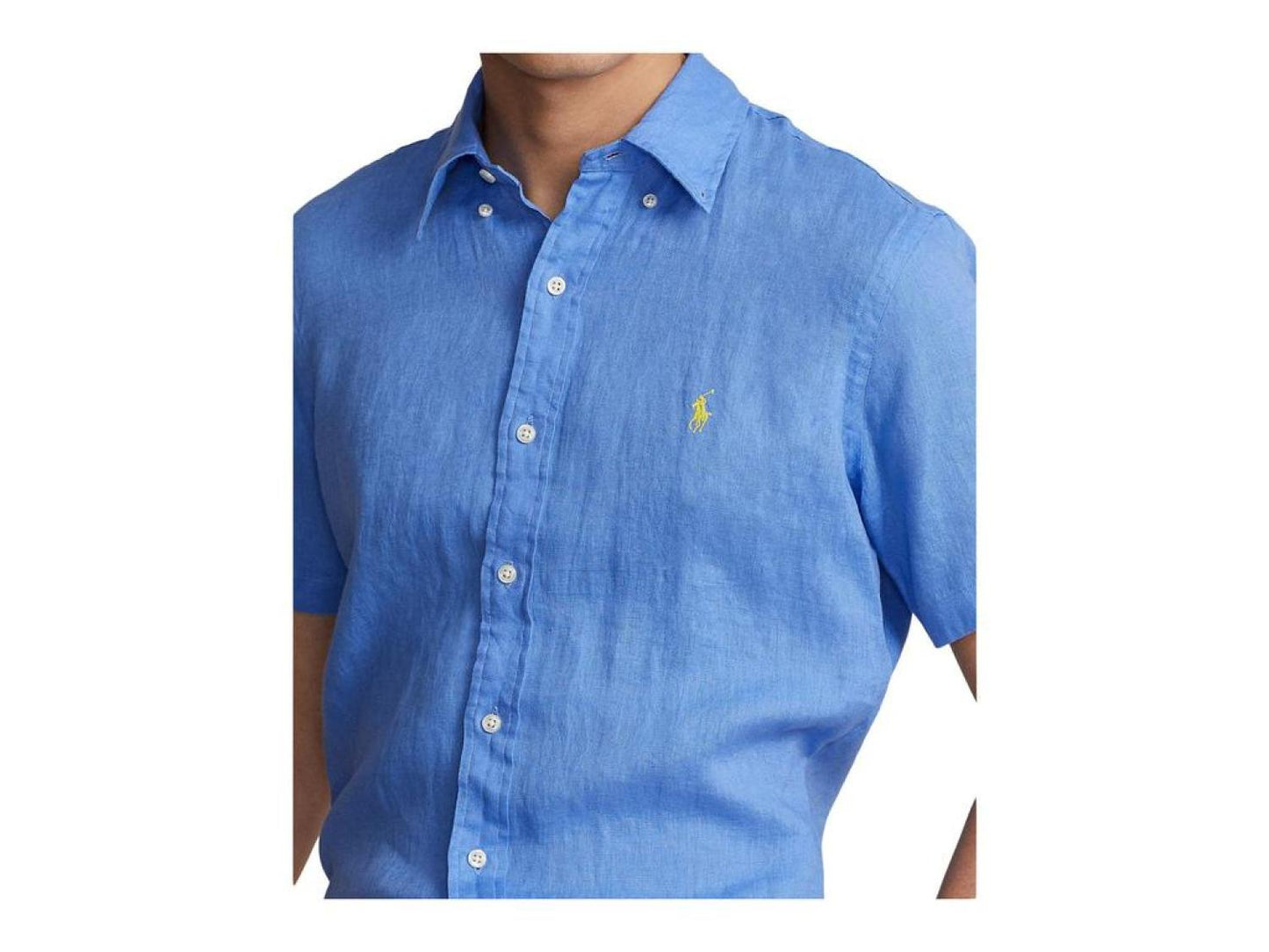 Short Sleeve Classic Fit Linen Shirt