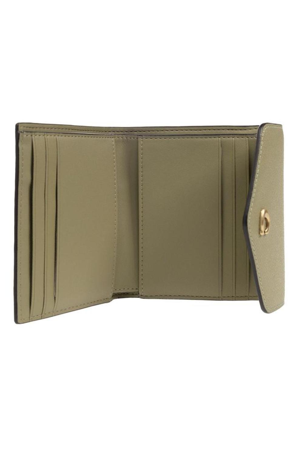 Coach Wyn Logo Plaque Small Wallet