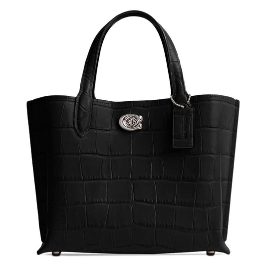 Embossed Croc Willow Tote 24
