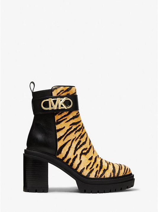 Parker Tiger Print Calf Hair Boot