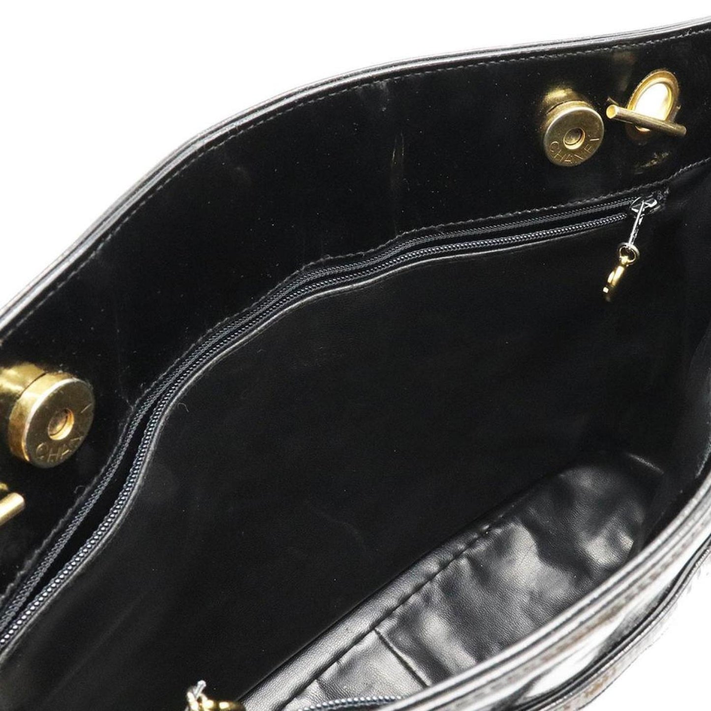 Chanel Pst (Petite Shopping Tote) Leather Tote Bag (Pre-Owned)