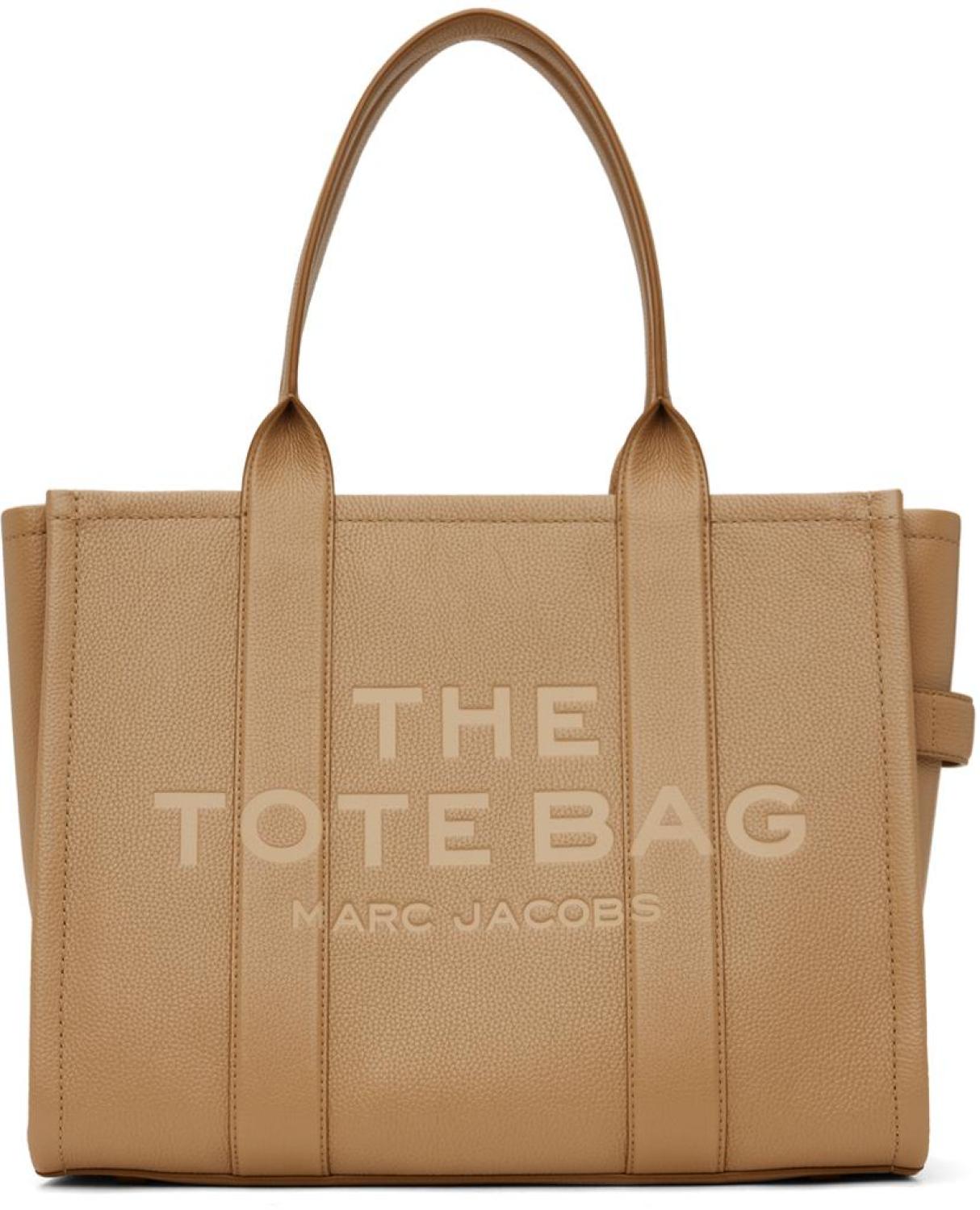Beige 'The Leather Large' Tote