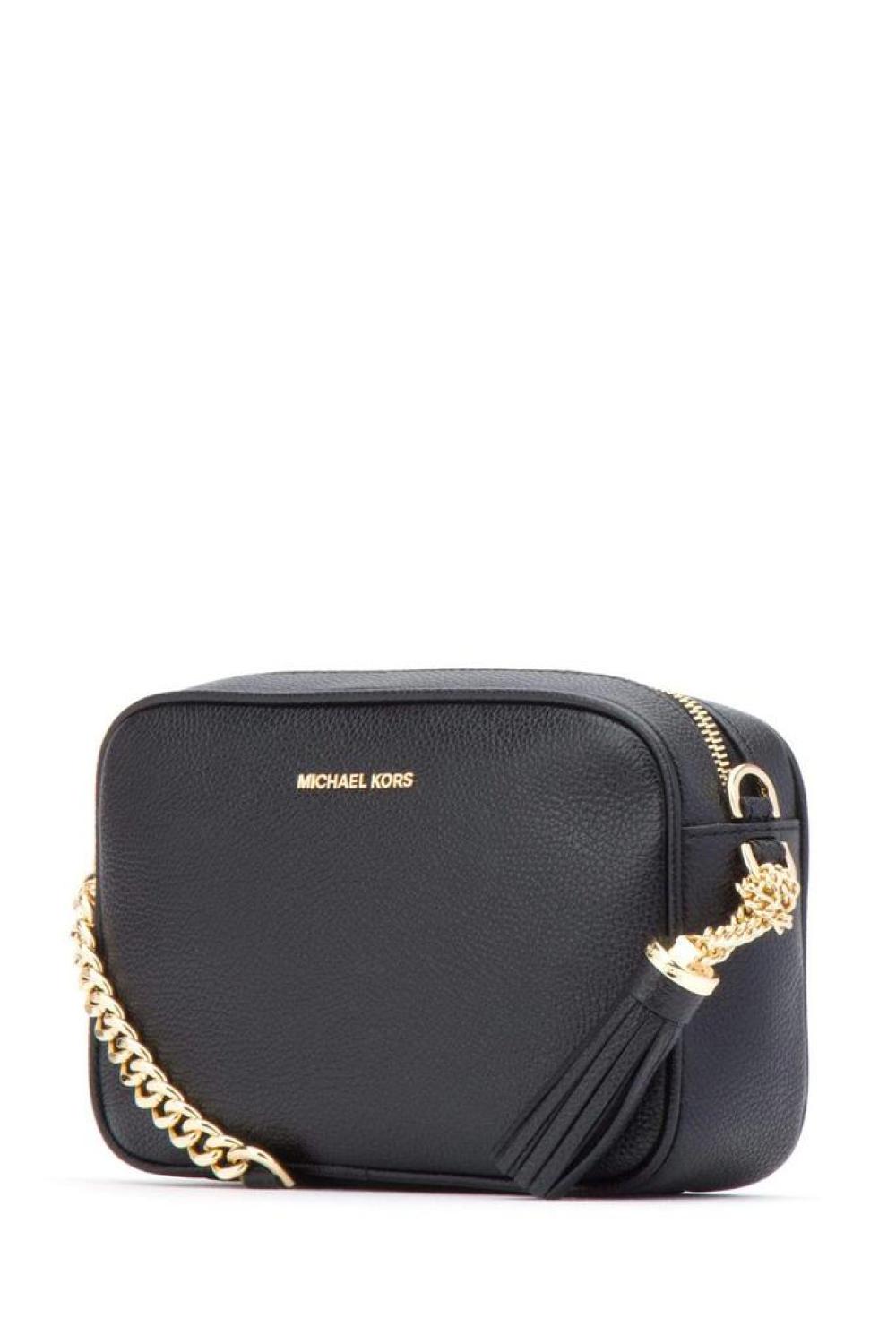 Michael Michael Kors Logo Plaque Zipped Medium Crossbody Bag