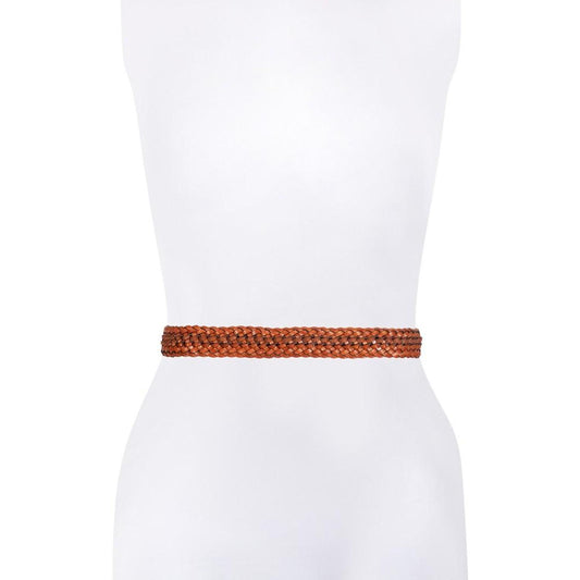 Women's Braided Leather Belt