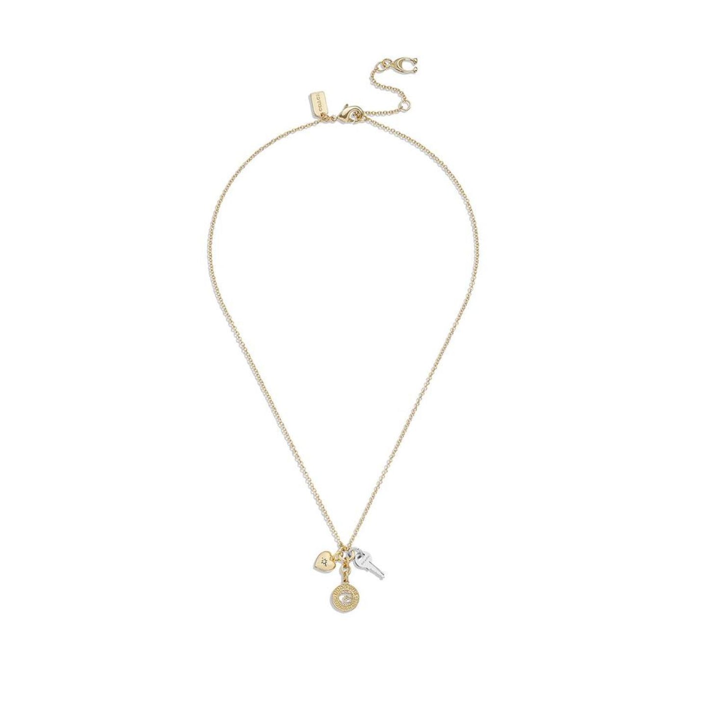 Coin Charm Pendant Necklace