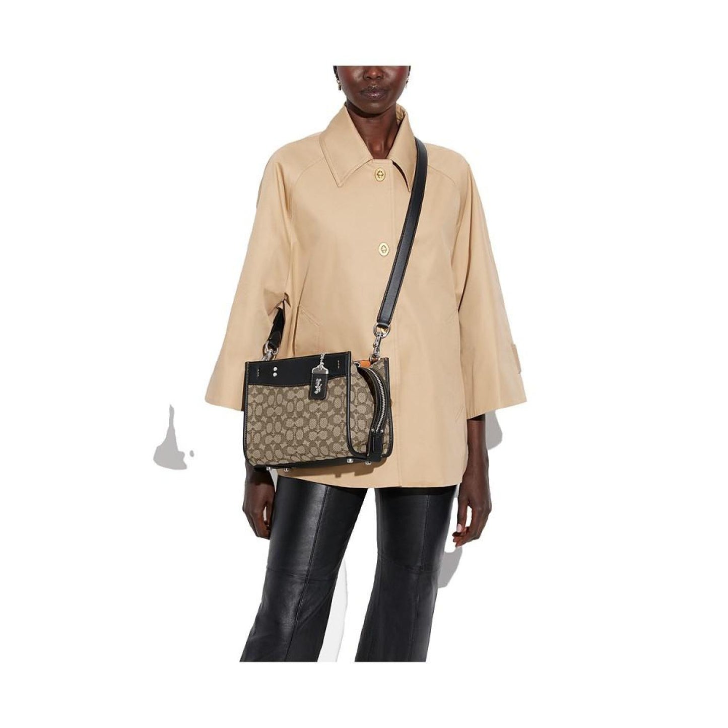 Rogue 25 in Signature Textile Jacquard Satchel Bag