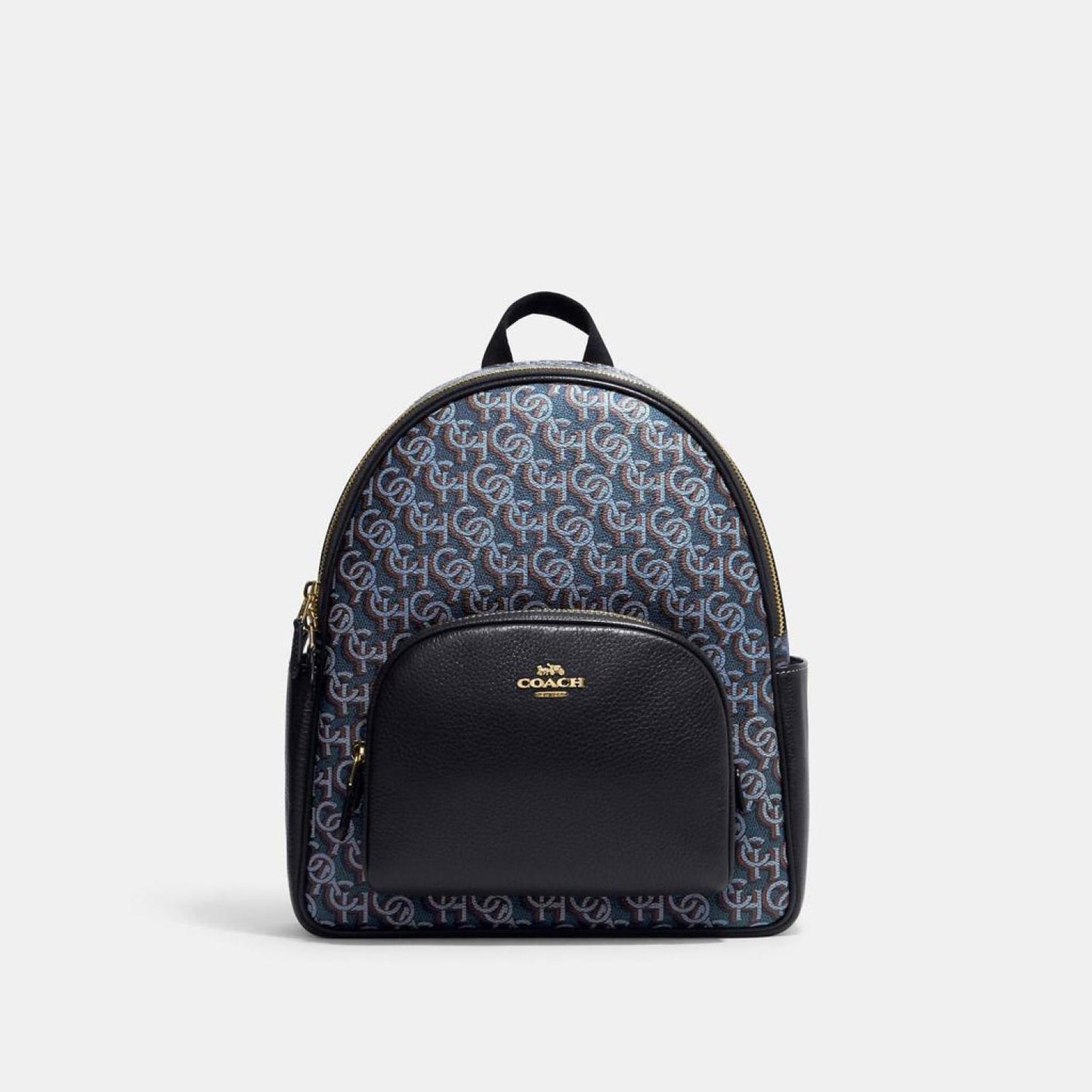 Coach Outlet Court Backpack With Signature Monogram Print