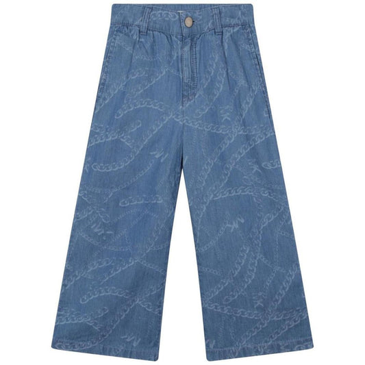Blue Loose Trousers