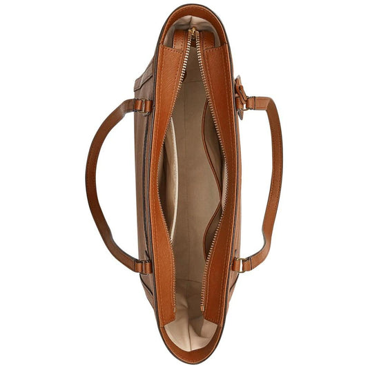 Clare Cross Hatch Leather Slim Tote