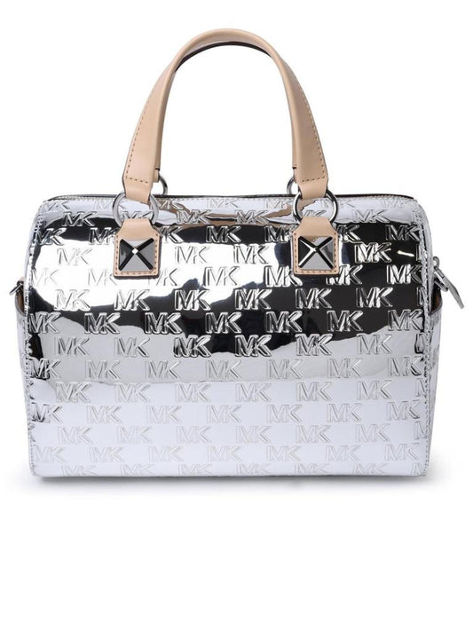 Michael Michael Kors Logo Embossed Grayson Tote Bag