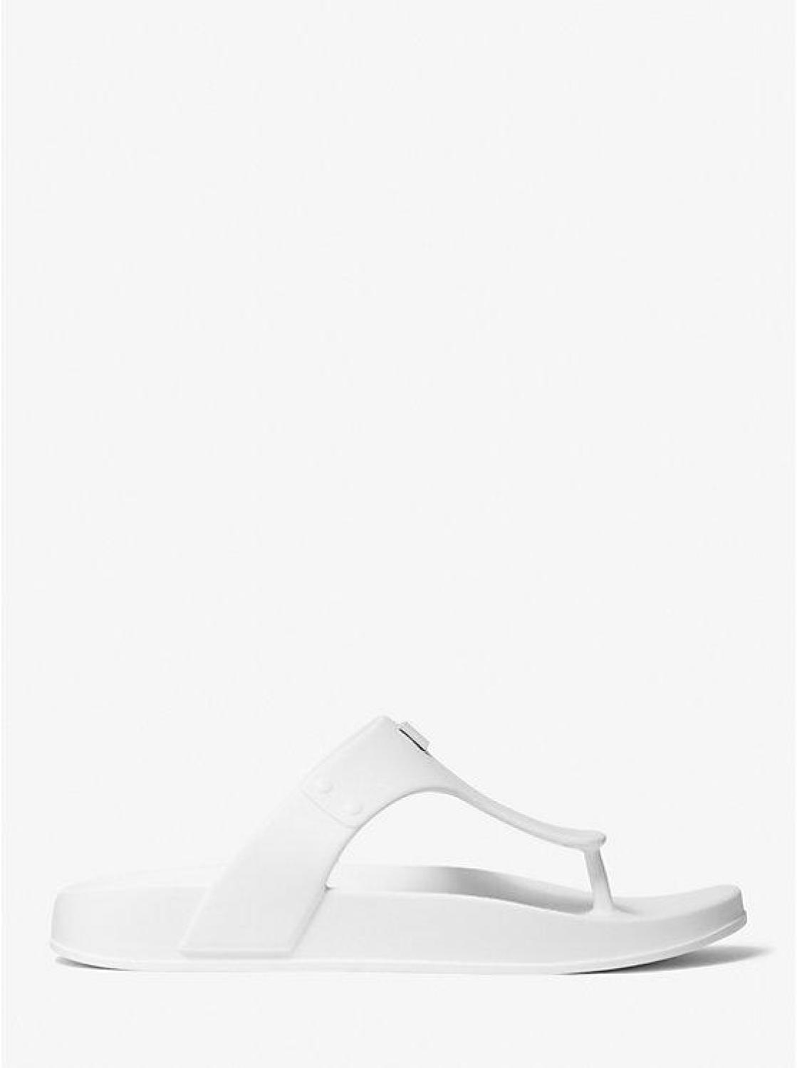 Linsey Logo Rubber T-Strap Sandal