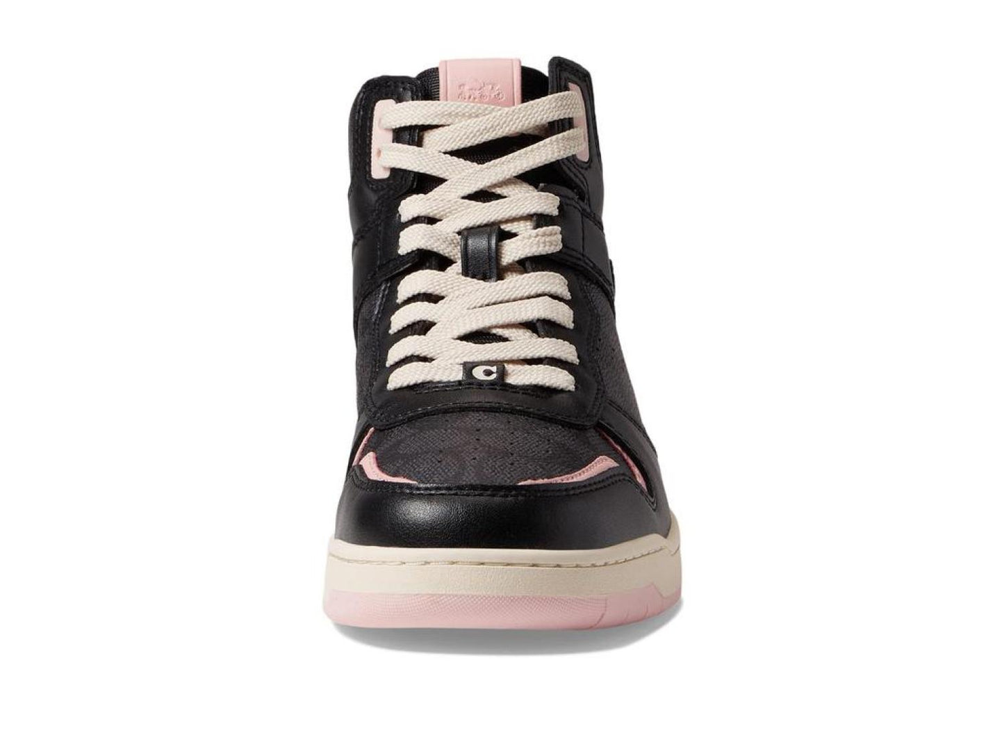 High-Top Coated Canvas Sneaker