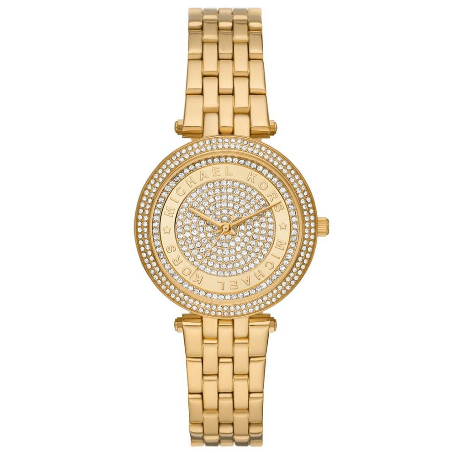 Women's Darci Three-Hand Gold-Tone Stainless Steel Bracelet Strap Watch 33mm
