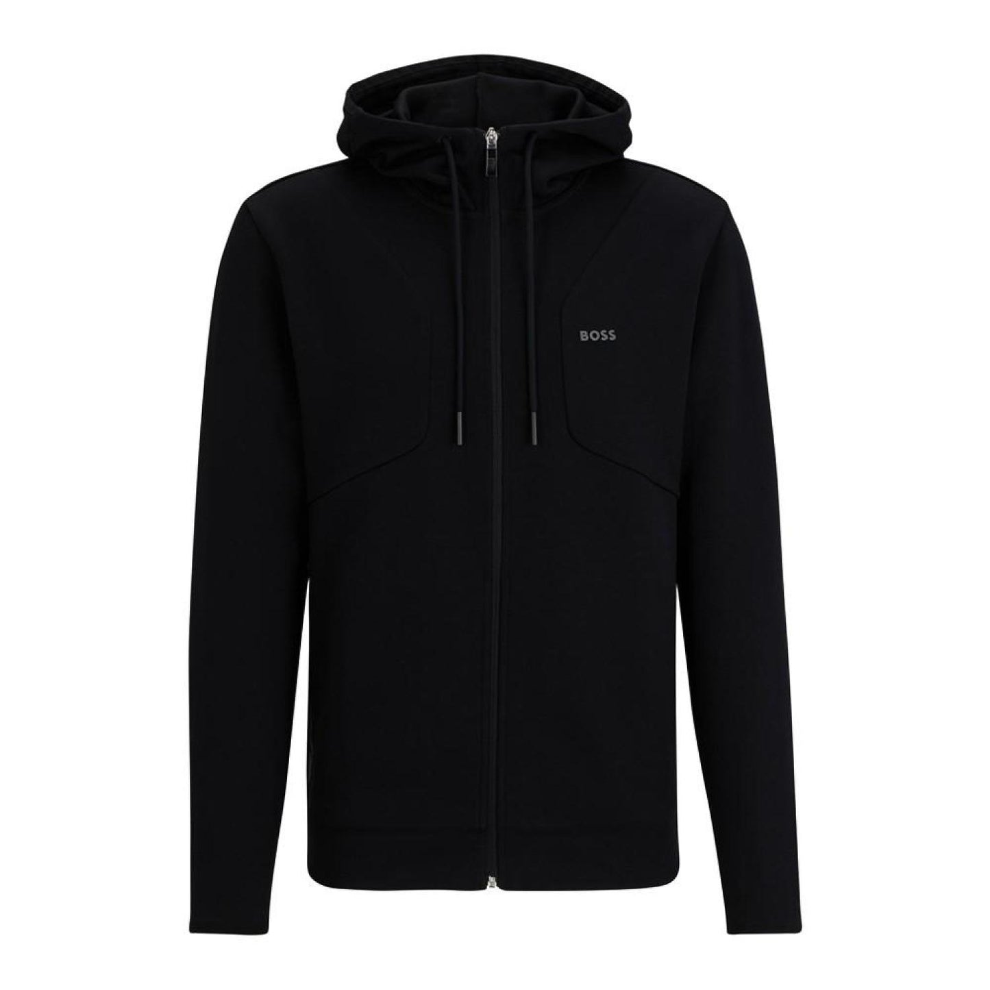 Men's HD Logo Print Zip-Up Hoodie