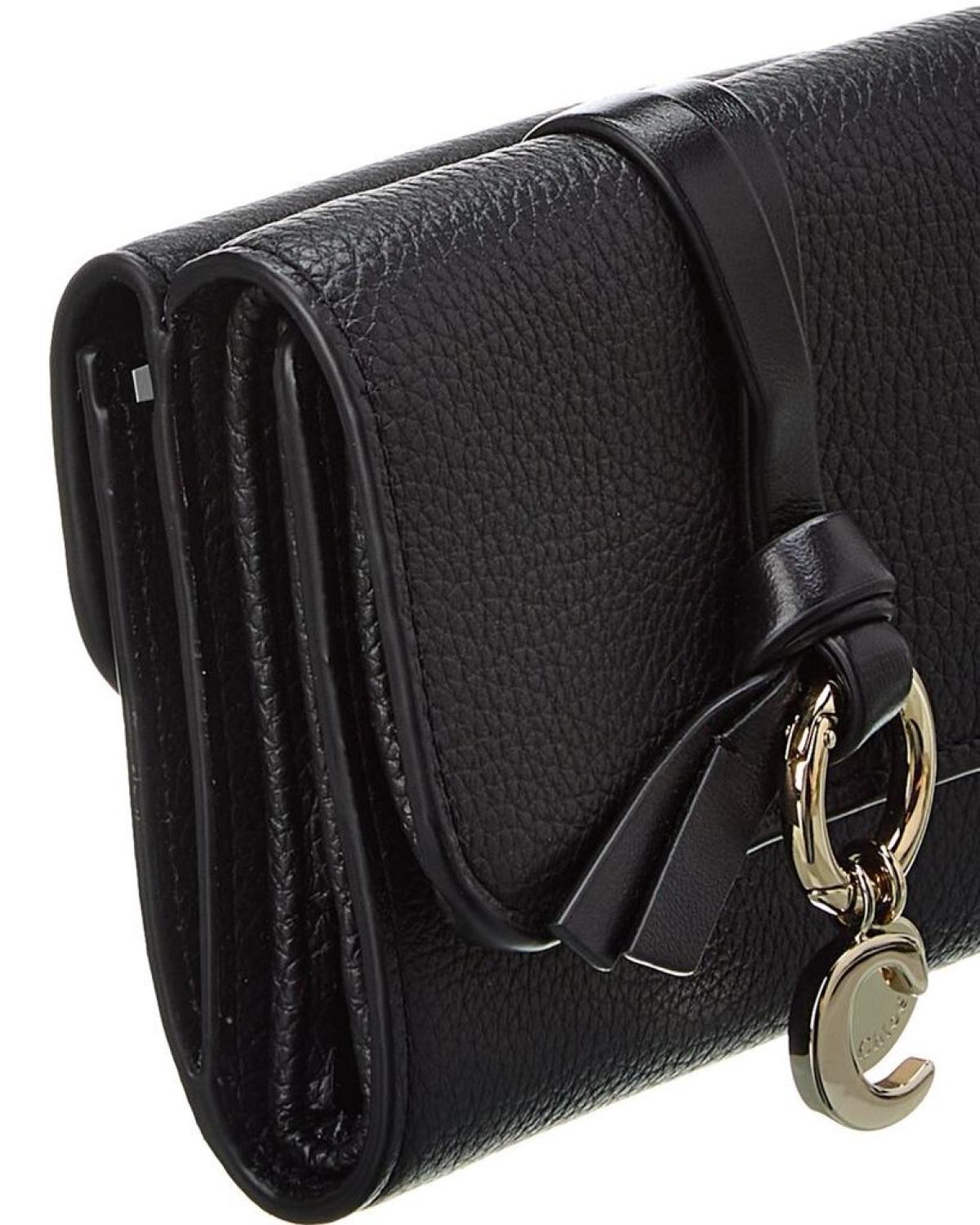 Chloé Alphabet Leather French Wallet