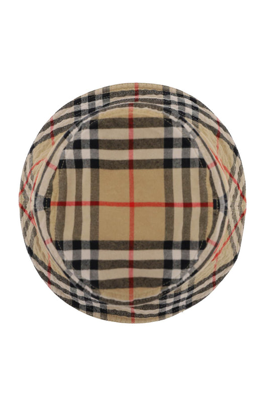 Burberry check cotton bucket hat