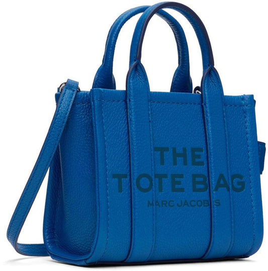 Blue 'The Leather Mini' Tote