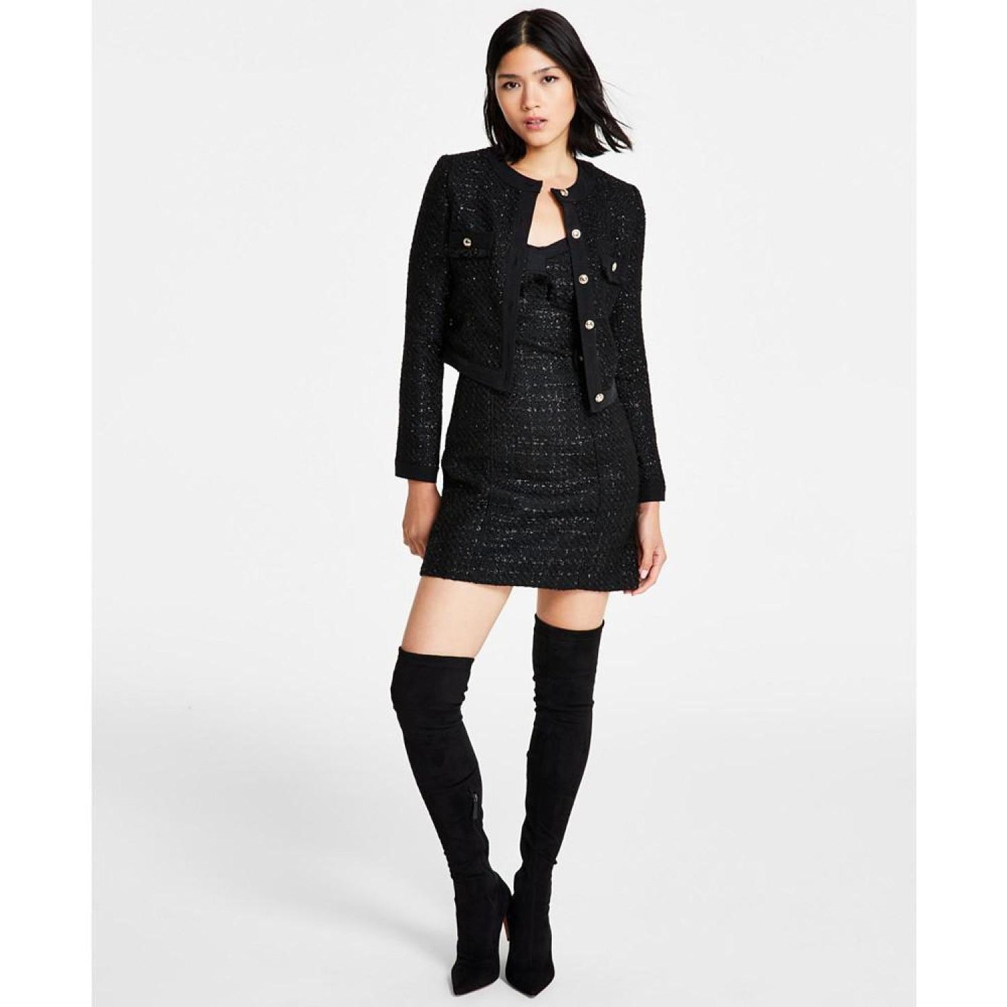 Women's Clarissa Long-Sleeve Tweed Jacket