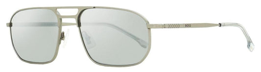Hugo Boss Men's Runway Sunglasses B1446S R81JT Matte Ruthenium 59mm