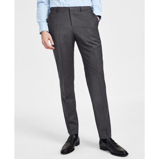 Men's Modern-Fit Wool Superflex Suit Separate Pants